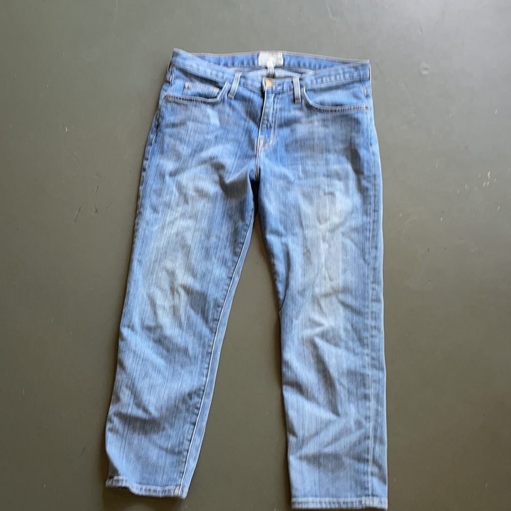 Current/Elliott Boyfriend Jeans Cropped